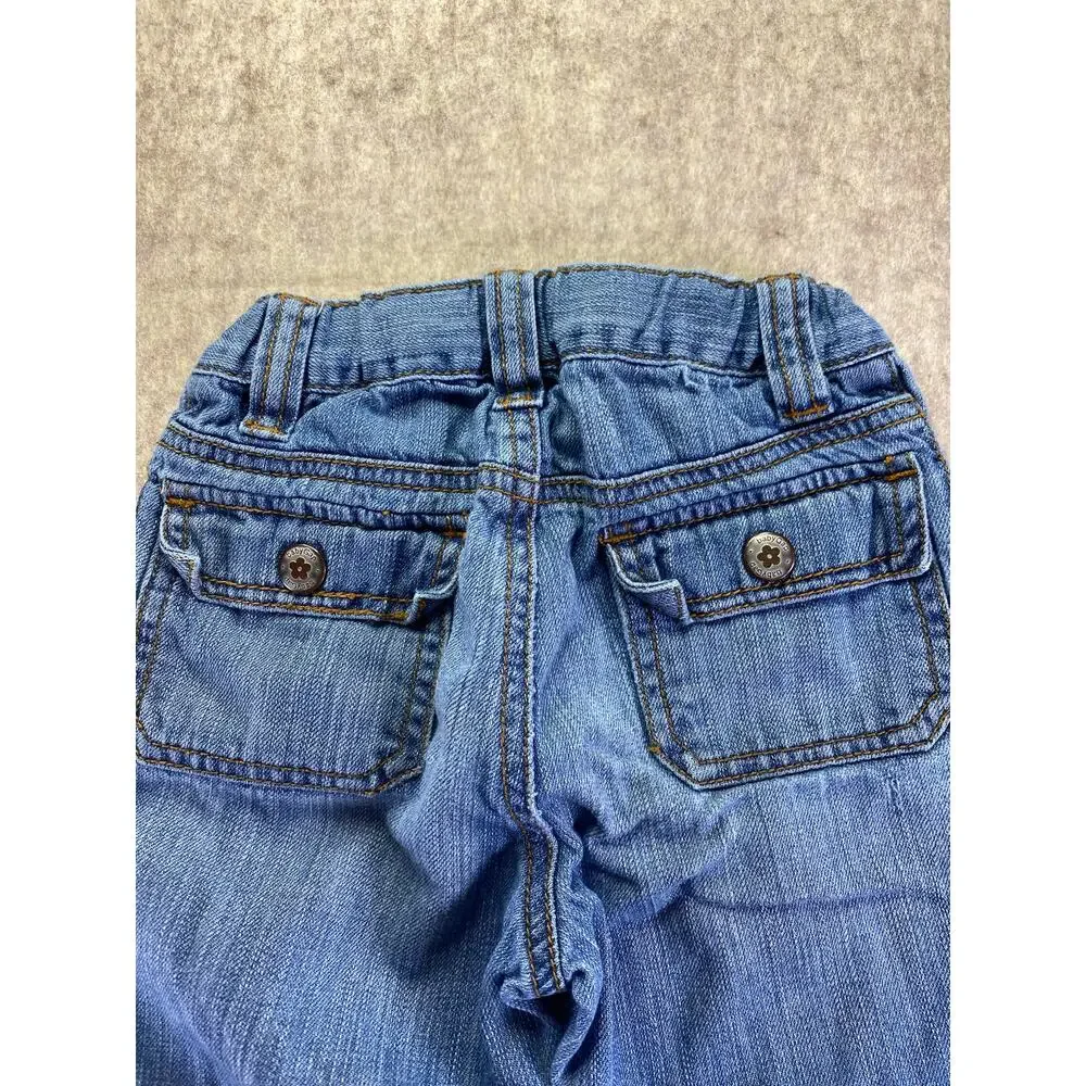 Baby Gap Adjustable Waist Blue Jeans or Capris Size 4T